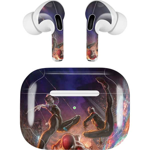 Marvel Spiderman Group Wall AirPods Skins